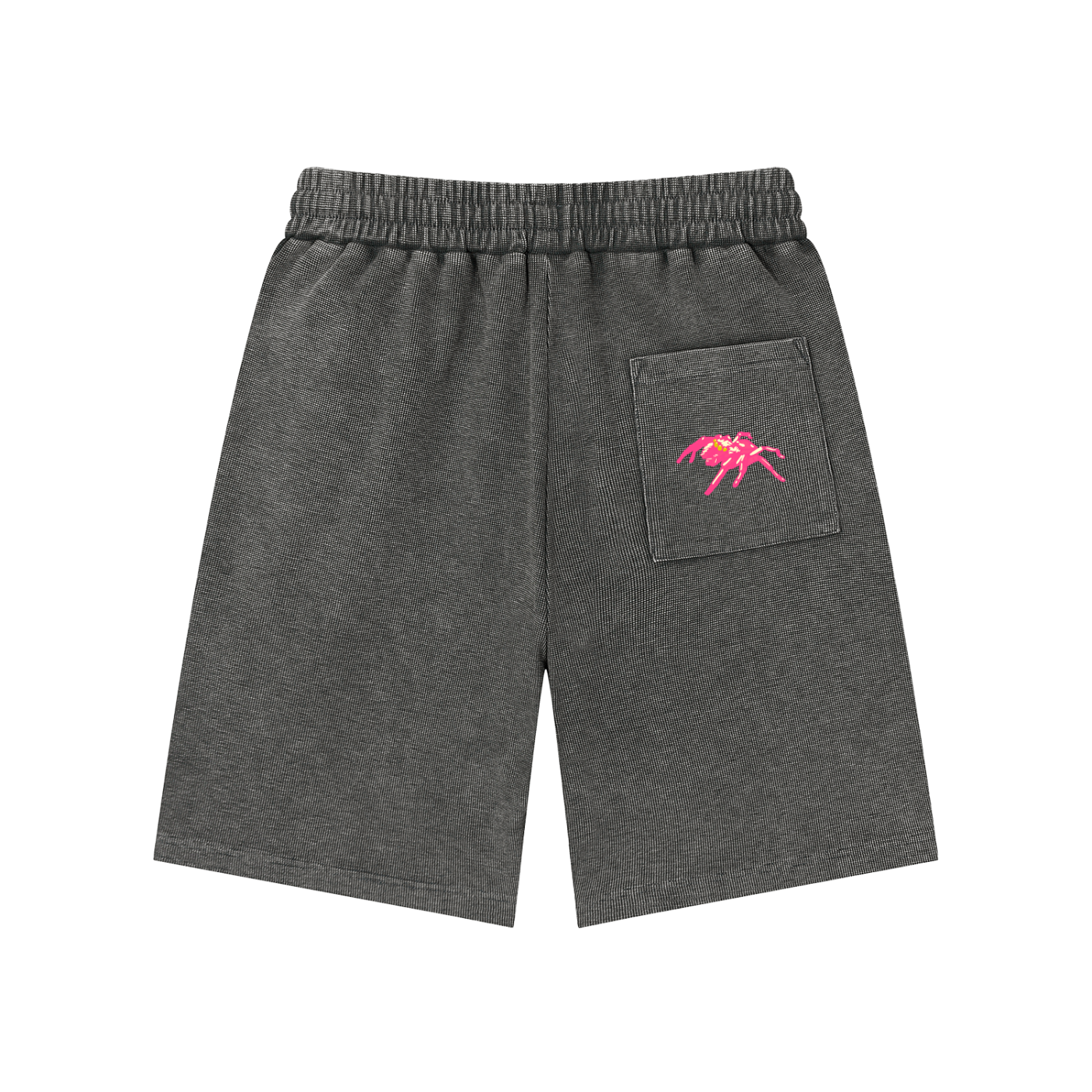 Mineral Wash Waffle Knit Shorts